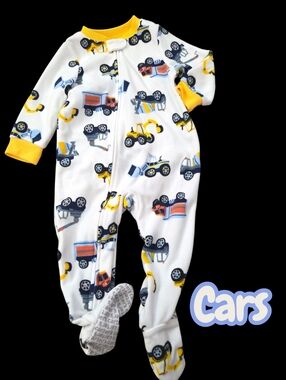 *1051 never used Truck footed sleeper Boys 12 months